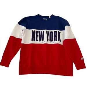 Small New York Giants Tailgate Crew Neck Sweatshirt